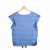 Billy Sabbado dot print ruffle sleeve top