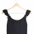 Nassos Couture ruffle neckline strap dress 