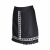 Billy Sabbado archaic inspiration mini linen skirt
