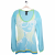 Custo Barcelona cotton & silk blend graphic print topt 