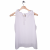 Rinascimento loose fit sleeveless top with frilled neckline