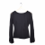 BSB Collection open back top with pleated sleeves