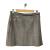 Ginestra wool blend checked mini skirt