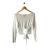 4 Tailors cropped cut-out top