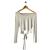 4 Tailors cropped cut-out top