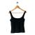 Angelo Marani crystal logo embellished tank top