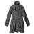 Anna Rita trench coat with ruffles