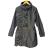 Anna Rita trench coat with ruffles