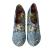 Mutiny by Irregular Choice canvas lace embellished ankle boots 