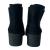 Bershka technical leather ankle boots