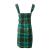 Marella plaid empire style strap dress