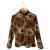 Marlin velvet all over flower print shirt