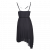 Betty Blue asymmetrical silk evening dress
