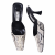 Mario Cerutti snake skin square toe mules
