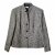 Antonette lurex texture bi color blazer 