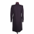 Leon & Harper tailored single breasted wool blend coat with epaulets