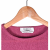 Marella mohair blend sweater with leather cuff strings 