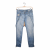 Diesel denim mid rise pants with suspenders 