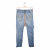 Diesel denim mid rise pants with suspenders 