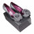 Gianna Meliani glitter peep toe camelia pumps 