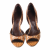 Enzo Angiolini crystal and stud embellished peep toe pumps