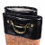 Borbonese rubber wellington boots with Bourbon pattern
